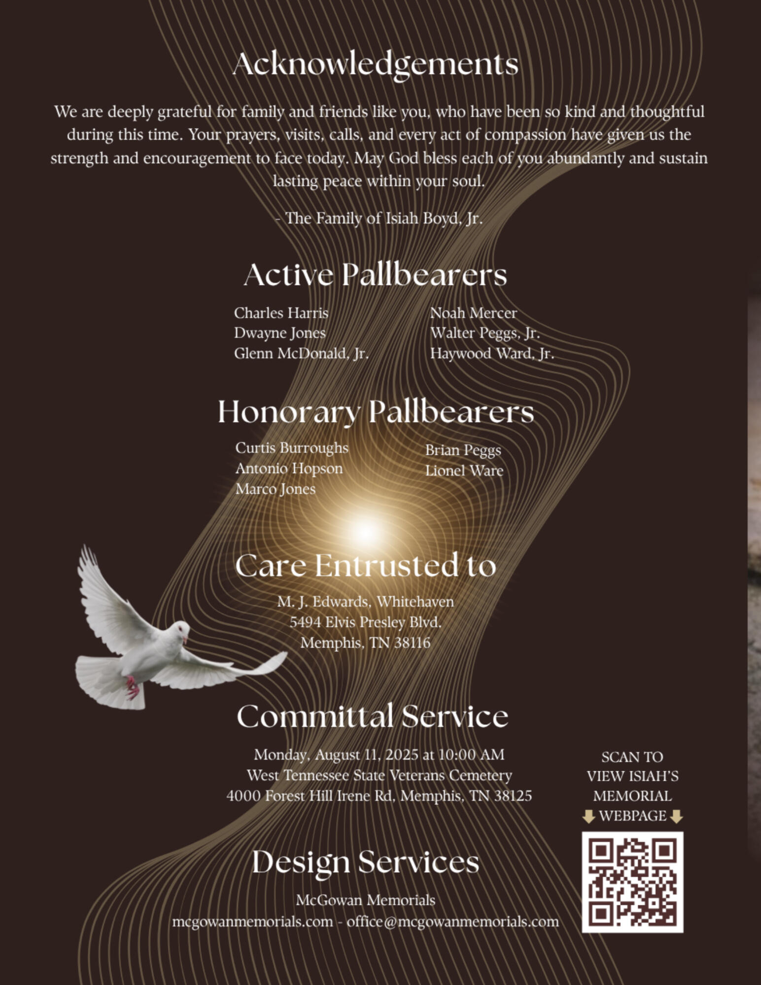 McGowan Memorials McGowan Memorials Logo